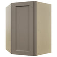 Fabuwood Fusion Oyster WDC2736 Wall Corner Diagonal Cabinet, Front View