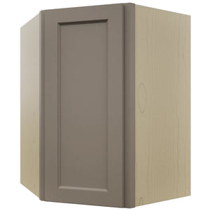 Fabuwood Fusion Oyster WDC2736 Wall Corner Diagonal Cabinet, Front View
