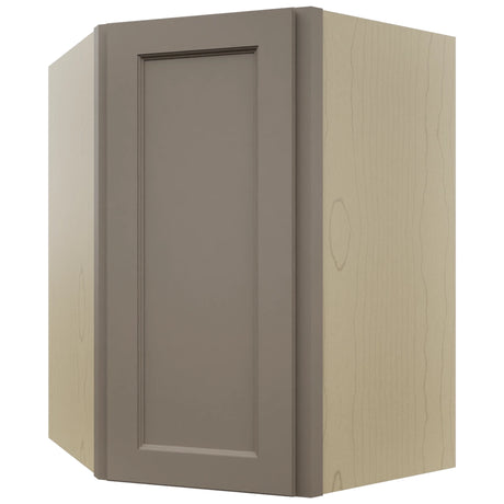 Fabuwood Fusion Oyster WDC2736 Wall Corner Diagonal Cabinet, Front View