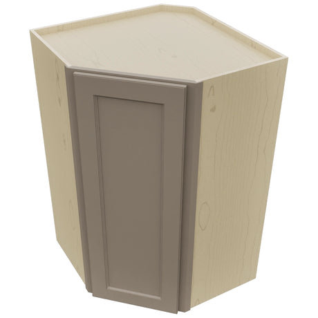 Fabuwood Fusion Oyster WDC2742 Wall Corner Diagonal Cabinet, Top View
