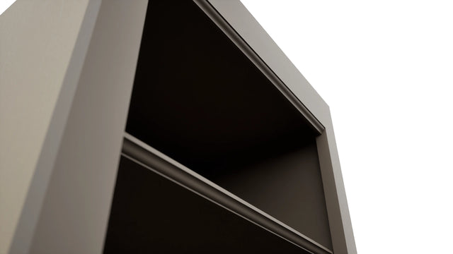 Fabuwood Fusion Oyster WOS1830 Wall Open Shelf, Detail View