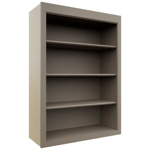 Fabuwood Fusion Oyster WOS3042 Wall Open Shelf, Front View