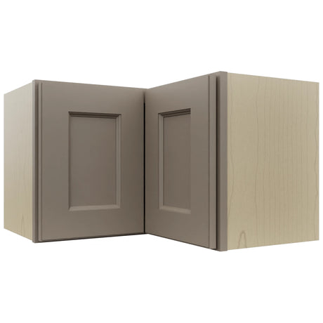 Fabuwood Fusion Oyster WPC2415 Wall Corner Pie Cabinet, Front View