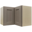 Fabuwood Fusion Oyster WPC2418 Wall Corner Pie Cabinet, Front View
