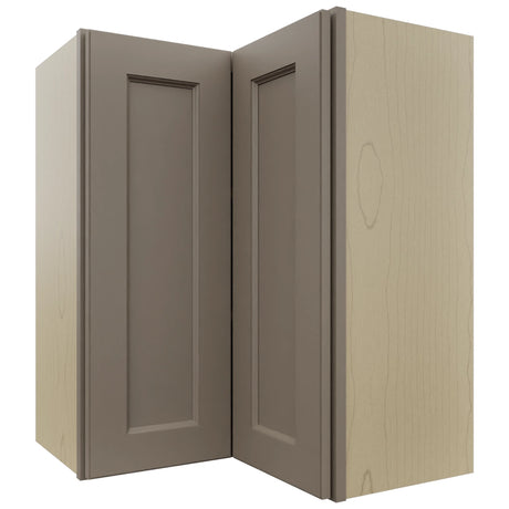 Fabuwood Fusion Oyster WPC2430 Wall Corner Pie Cabinet, Front View