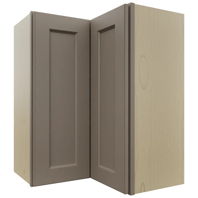 Fabuwood Fusion Oyster WPC2430 Wall Corner Pie Cabinet, Front View