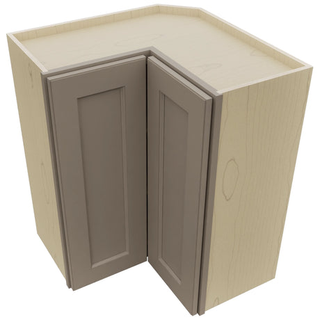 Fabuwood Fusion Oyster WPC2430 Wall Corner Pie Cabinet, Top View