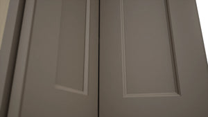 Fabuwood Fusion Oyster WPC2430 Wall Corner Pie Cabinet, Detail View