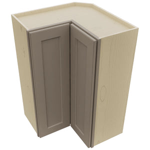 Fabuwood Fusion Oyster WPC2436 Wall Corner Pie Cabinet, Top View