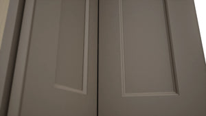 Fabuwood Fusion Oyster WPC2436 Wall Corner Pie Cabinet, Detail View