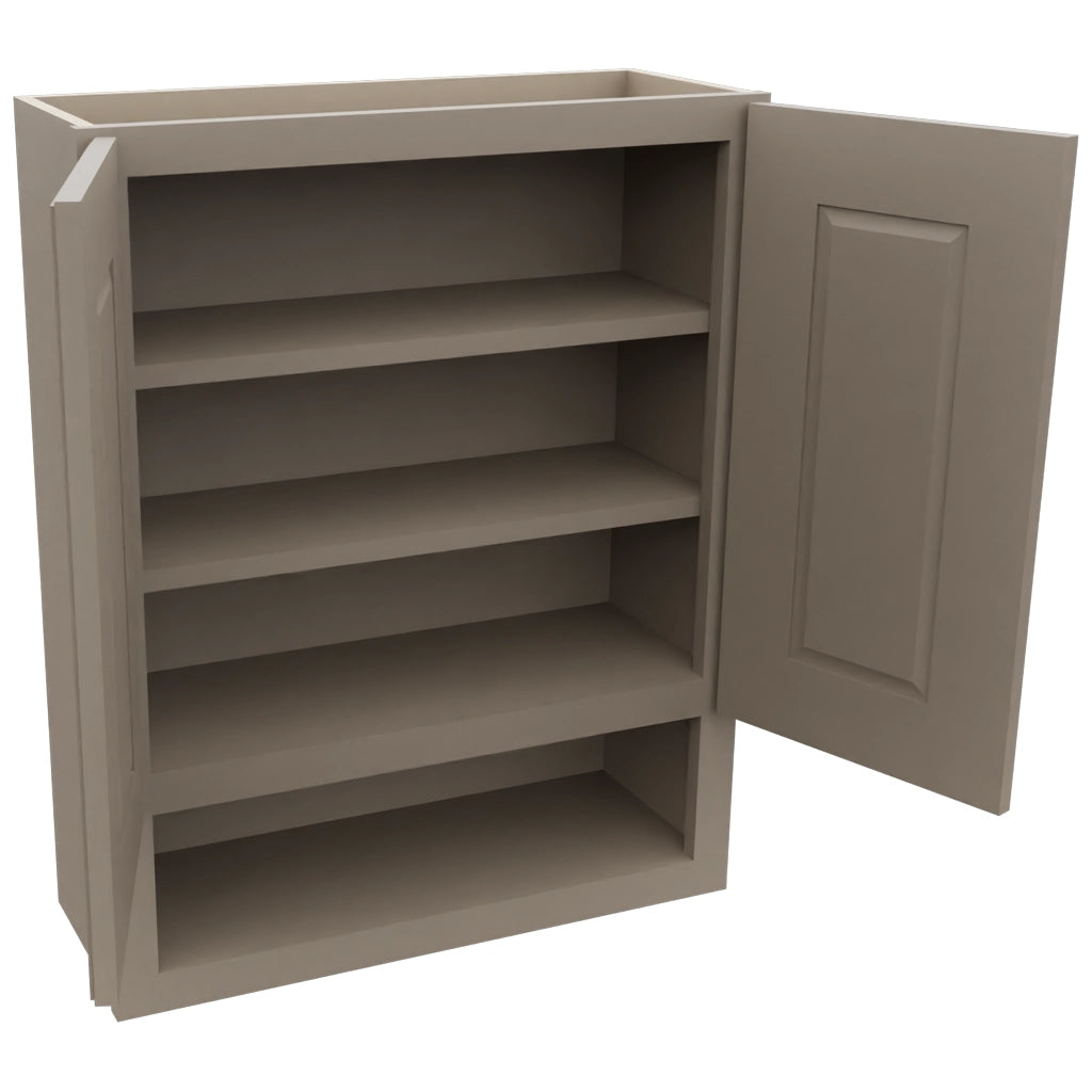 Fabuwood Fusion Oyster WVS2430 Vanity Wall Storage, Open View