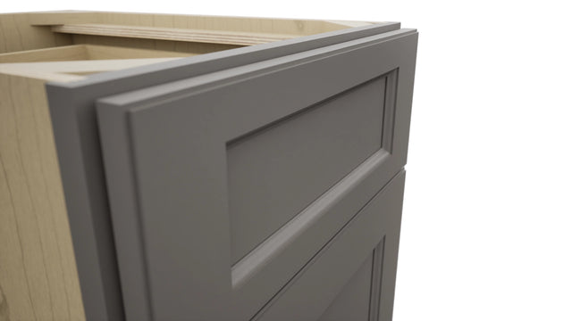 Fabuwood Fusion Stone B18 Base Standard Cabinet, Detail View