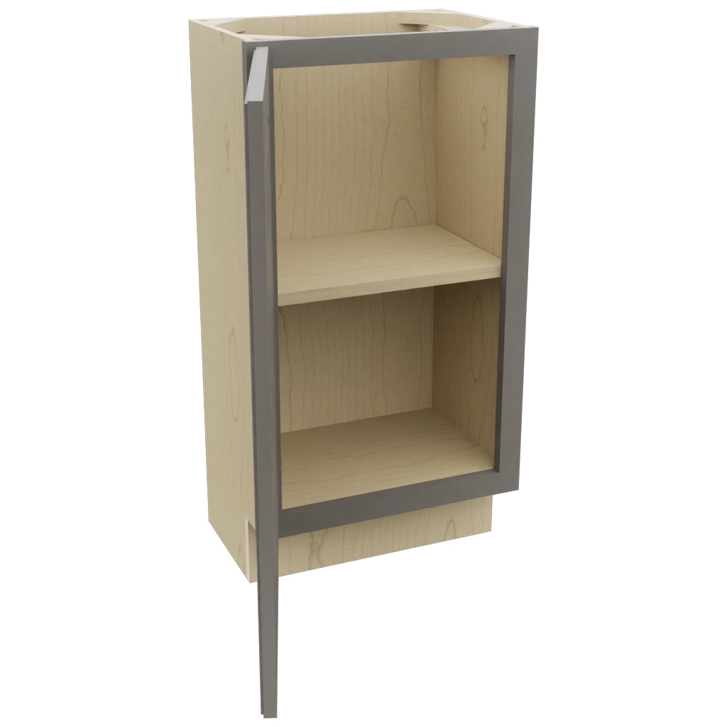 Fabuwood Fusion Stone B18FD-12D Base Full Door Cabinet, Open View