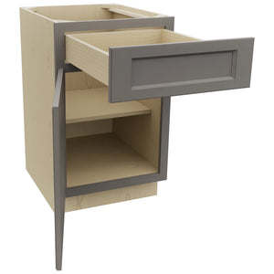 Fabuwood Fusion Stone B21 Base Standard Cabinet, Open View