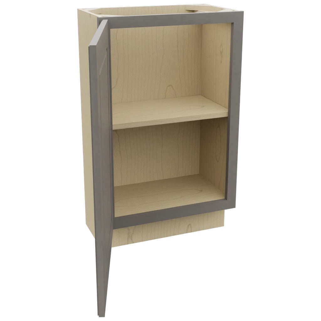 Fabuwood Fusion Stone B21FD-12D Base Full Door Cabinet, Open View