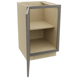 Fabuwood Fusion Stone B21FD Base Full Door Cabinet, Open View