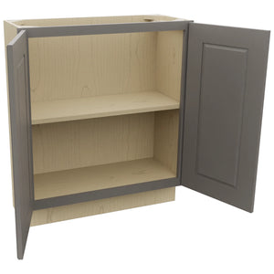Fabuwood Fusion Stone B30FD-12D Base Full Door Cabinet, Open View