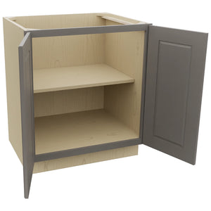 Fabuwood Fusion Stone B30FD Base Full Door Cabinet, Open View