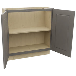 Fabuwood Fusion Stone B33FD-12D Base Full Door Cabinet, Open View