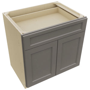 Fabuwood Fusion Stone B33SDF Base Standard Cabinet, Top View