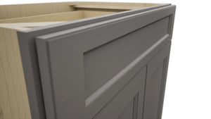 Fabuwood Fusion Stone B33SDF Base Standard Cabinet, Detail View