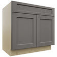 Fabuwood Fusion Stone B36SDF Base Standard Cabinet, Front View