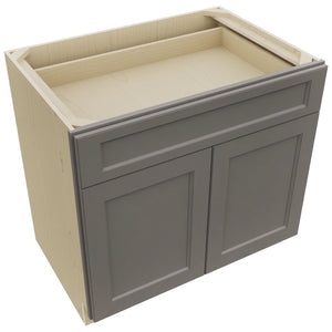Fabuwood Fusion Stone B36SDF Base Standard Cabinet, Top View