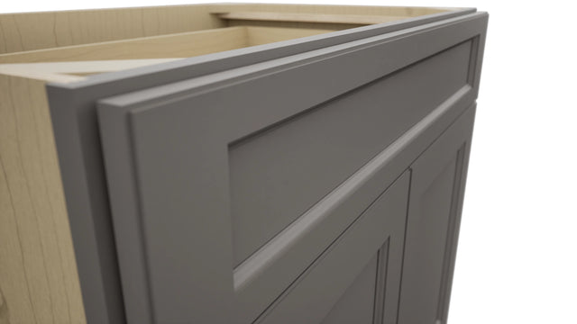 Fabuwood Fusion Stone B36SDF Base Standard Cabinet, Detail View