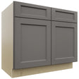 Fabuwood Fusion Stone B39 Base Standard Cabinet, Front View
