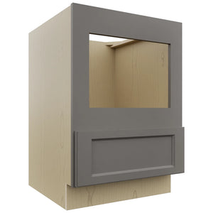 Fabuwood Fusion Stone BMC24 Base Microwave Cabinet, Front View