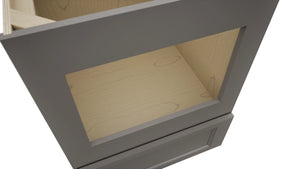 Fabuwood Fusion Stone BMC24 Base Microwave Cabinet, Detail View