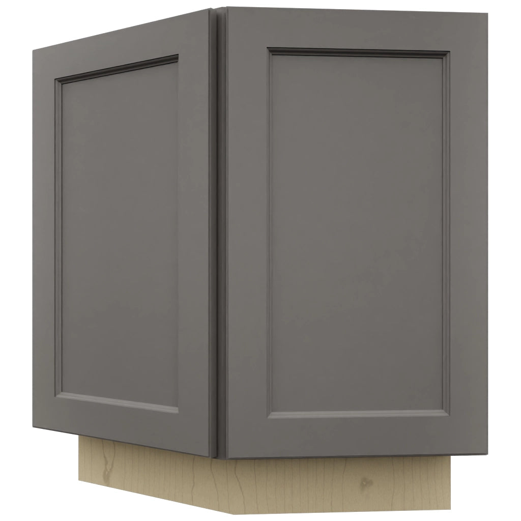Fabuwood Fusion Stone BRA24 Base Return Angle Cabinet, Front View