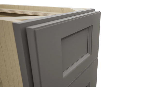Fabuwood Fusion Stone DB12 Base 3 Drawers Cabinet, Detail View