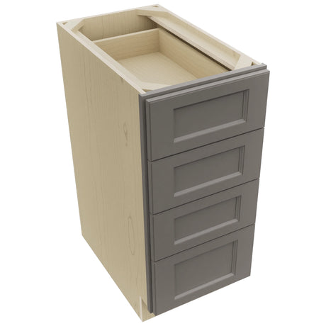 Fabuwood Fusion Stone DB15-4 Base 4 Drawers Cabinet, Top View