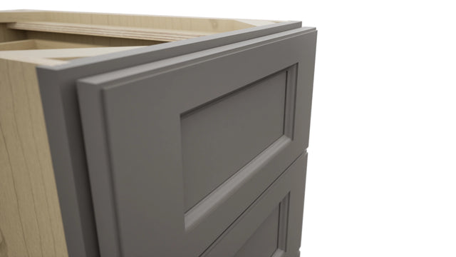 Fabuwood Fusion Stone DB15-4 Base 4 Drawers Cabinet, Detail View