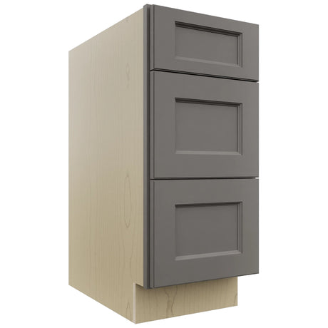 Fabuwood Fusion Stone DB15 Base 3 Drawers Cabinet, Front View