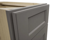 Fabuwood Fusion Stone DB15 Base 3 Drawers Cabinet, Detail View