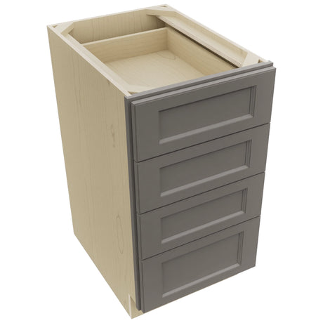 Fabuwood Fusion Stone DB18-4 Base 4 Drawers Cabinet, Top View