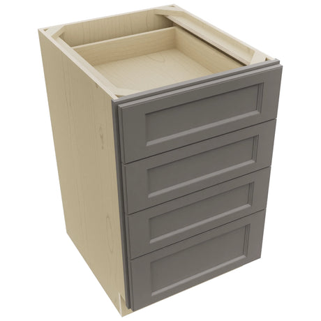 Fabuwood Fusion Stone DB21-4 Base 4 Drawers Cabinet, Top View