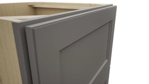 Fabuwood Fusion Stone DB24-2 Base 2 Drawers Cabinet, Detail View