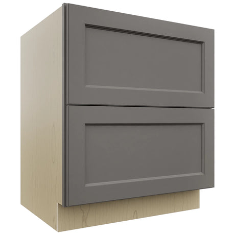Fabuwood Fusion Stone DB30-2 Base 2 Drawers Cabinet, Front View