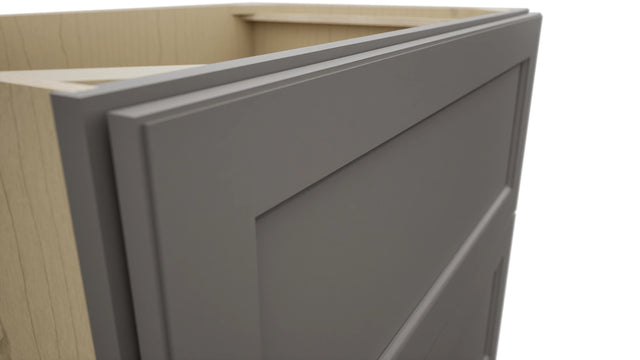 Fabuwood Fusion Stone DB36-2 Base 2 Drawers Cabinet, Detail View