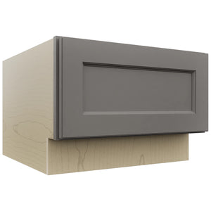 Fabuwood Fusion Stone DBS24 Base Bench Seat Cabinet, Front View
