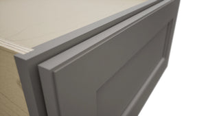 Fabuwood Fusion Stone DBS24 Base Bench Seat Cabinet, Detail View