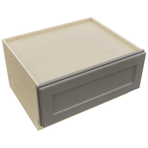 Fabuwood Fusion Stone DBS30 Base Bench Seat Cabinet, Top View