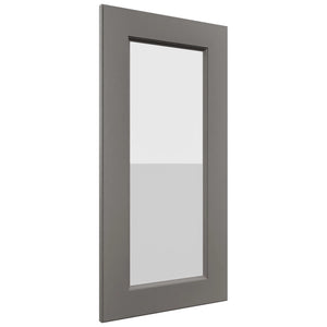 Fabuwood Fusion Stone DS GDW1530 Wall Glass Door, Front View