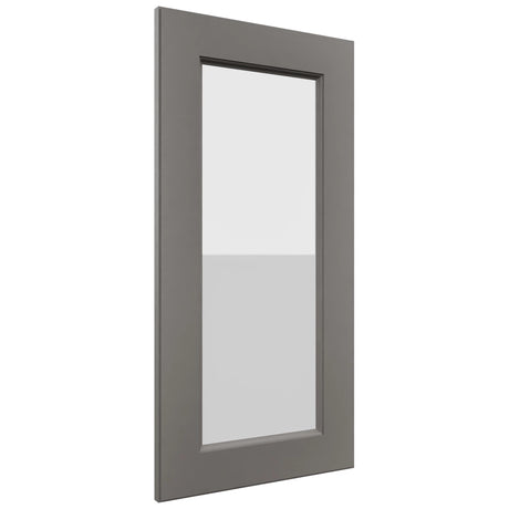 Fabuwood Fusion Stone DS GDW1530 Wall Glass Door, Front View