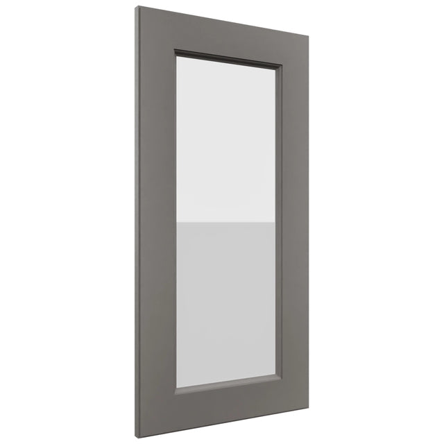 Fabuwood Fusion Stone DS GDW1530 Wall Glass Door, Front View