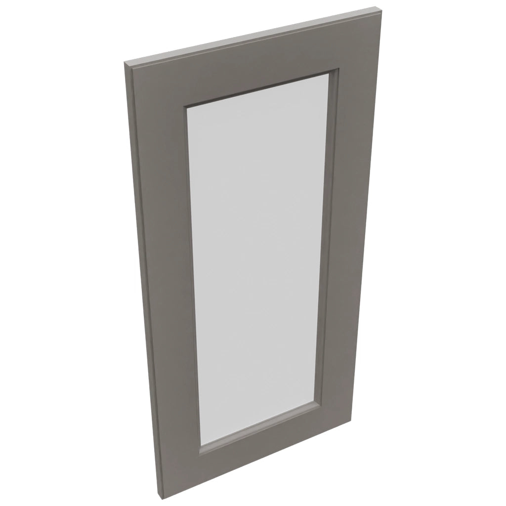 Fabuwood Fusion Stone DS GDW1530 Wall Glass Door, Top View