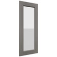 Fabuwood Fusion Stone DS GDW1536 Wall Glass Door, Front View